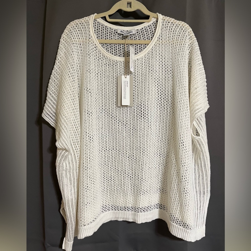 Tommy Bahama Open Knit Swim Coverup in Ivory